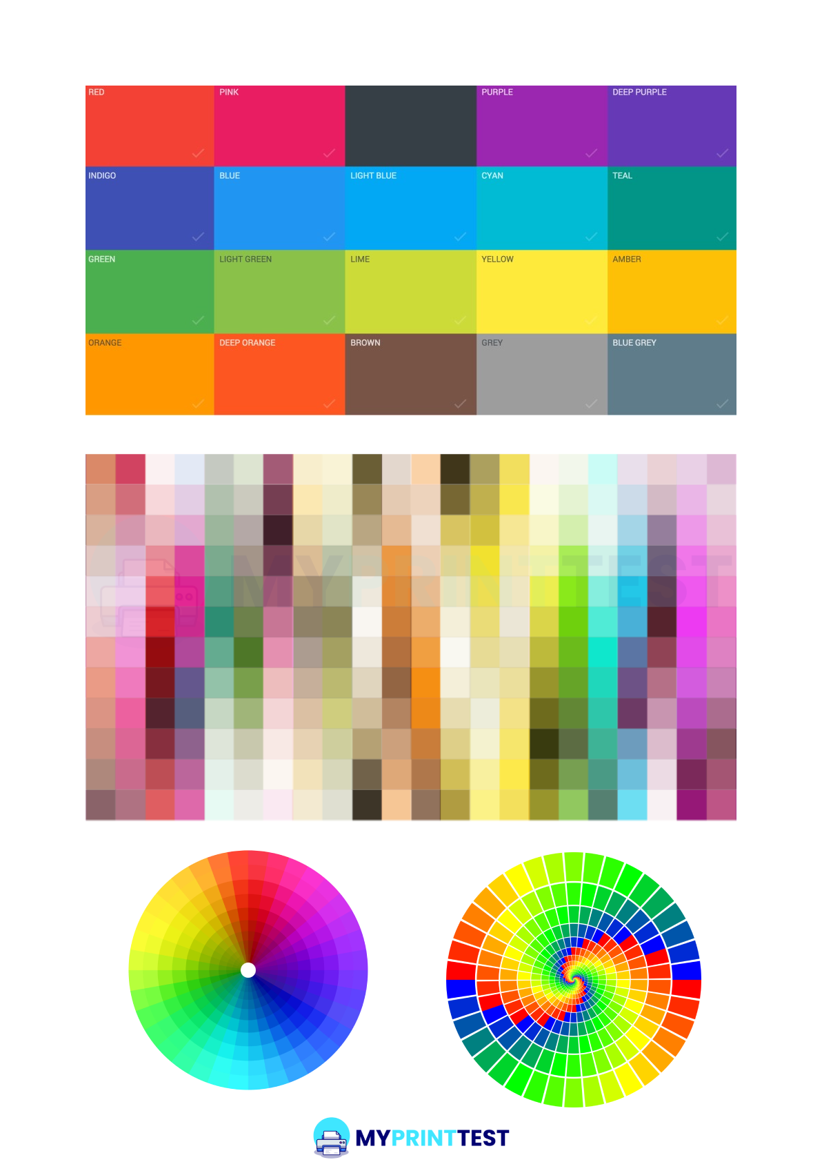 Color Palette Test Page